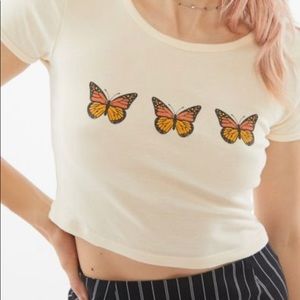 Urban Outfitters Signature Y2K Butterfly Tee
